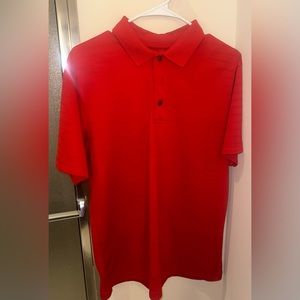 Men’s red grand slam polo